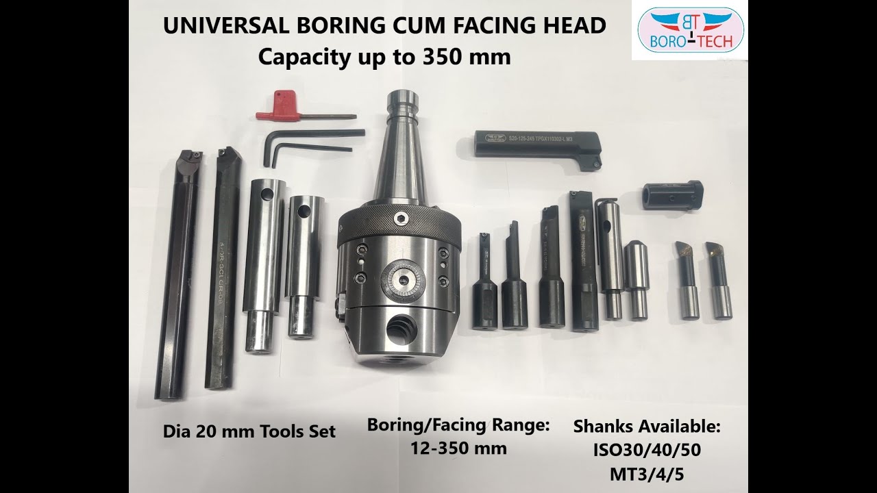 Boro-Tech Universal Boring cum Facing Head 350 mm