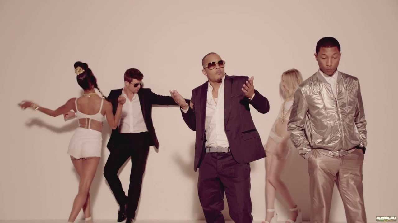 Robin Thicke   Blurred Lines ft  T I , Pharrell) + Lyrics + How To Download