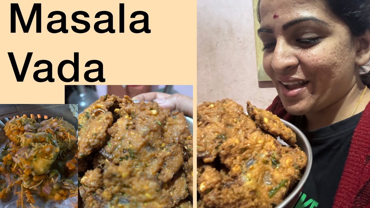 Masala vada | Vada recipe | How to make vada in home | Easy vada recipe