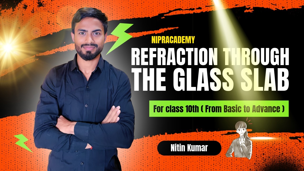 Refraction Through the glass slab 5  | Why i=e ? |Class 10 Science  | Nipracademy | Nitin Bhaiya
