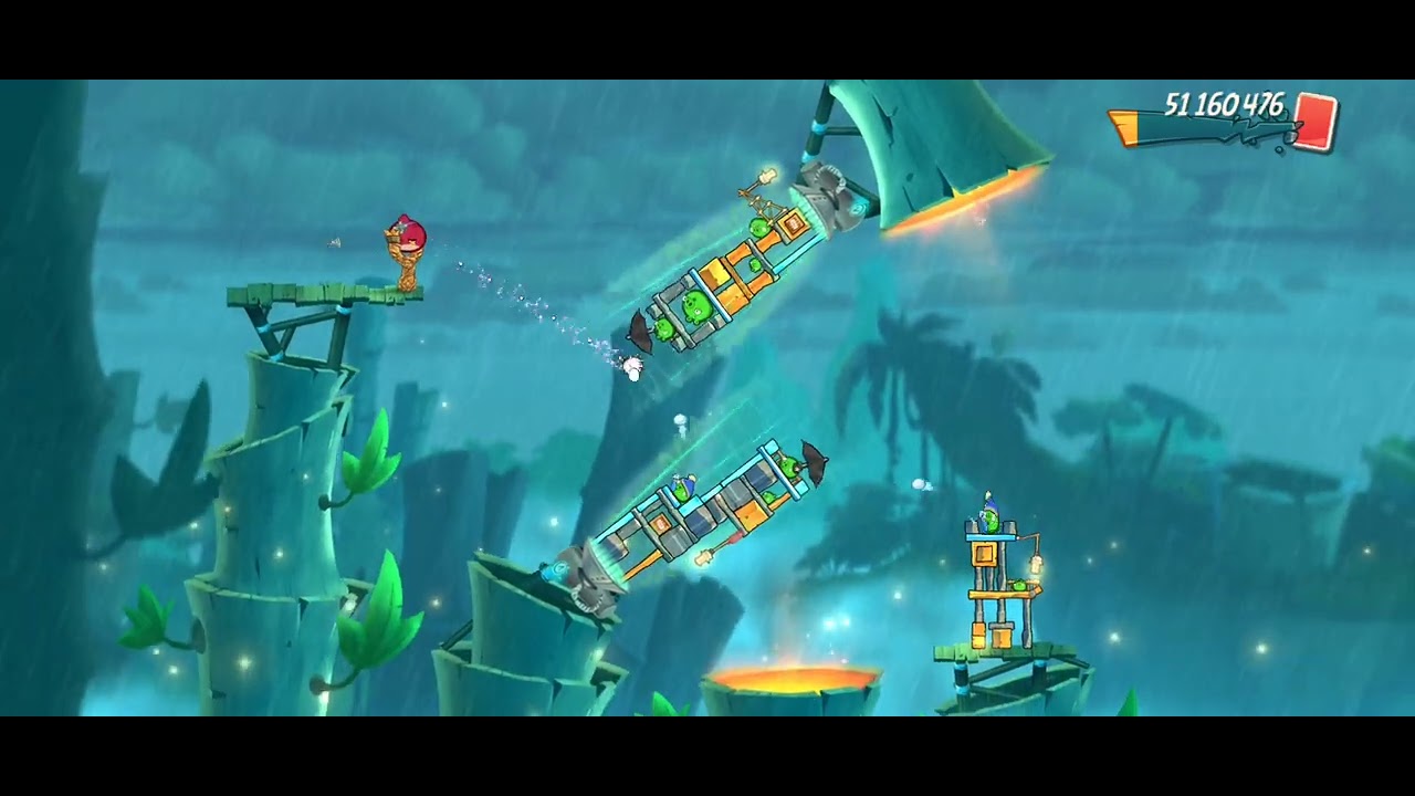 La Aventura Congelada - nivel último número 10 con todos los sombreros - Angry Birds 2 