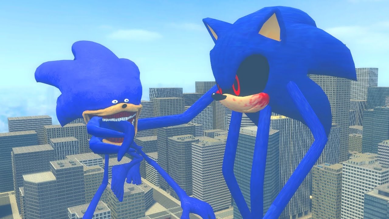 I FOUND NEW ROBLOX SOCNIC KNUCKLES SMILEY'S VS ALL SHIN SONIC BABY  In Garry's Mod!!!!!