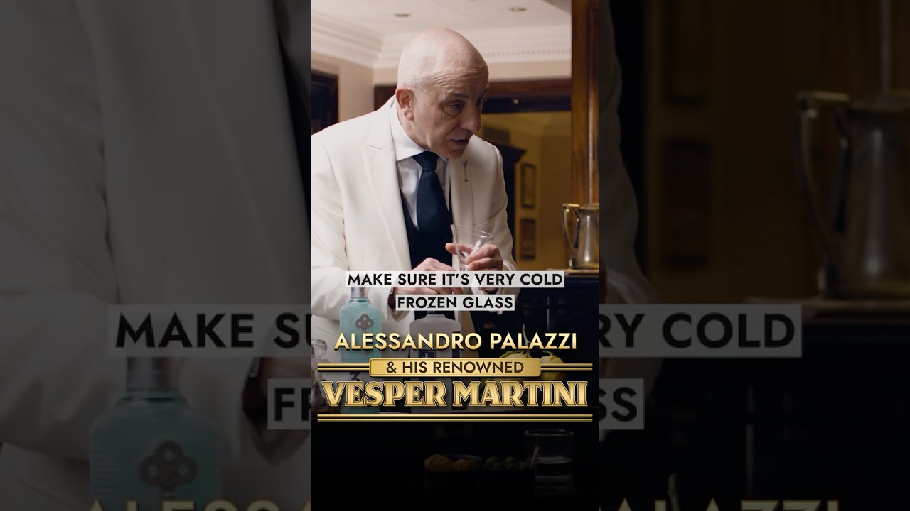 A Martini Fit For a WWII Spy: The Duke&rsquo;s Bar Vesper | Alessandro Palazzi | #shorts