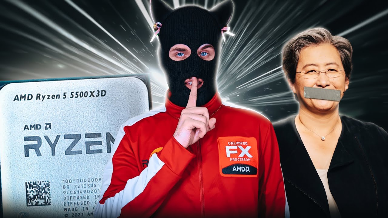 Тест Ryzen 5500x3D vs 5600 vs 5500 vs 3600 vs 1600 в 2025 году / лучший 6 ядерный Ryzen для игр ?