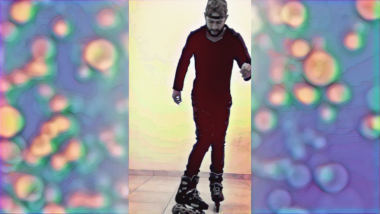 Treino de patins em casa 