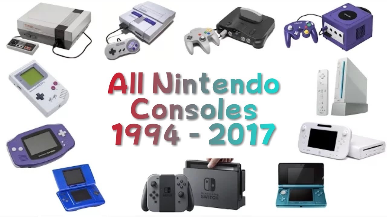 All Main Nintendo Consoles Trailers (1984 - 2017)