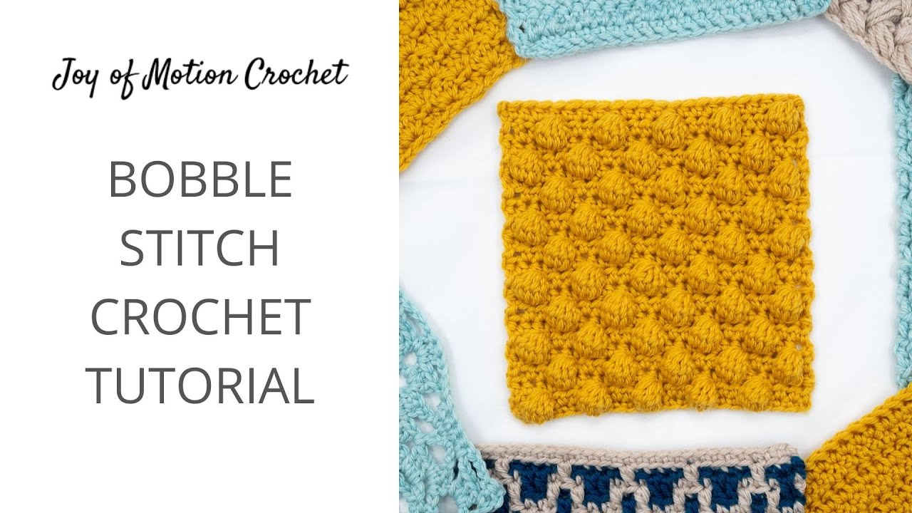 Bobble Stitch Crochet Tutorial