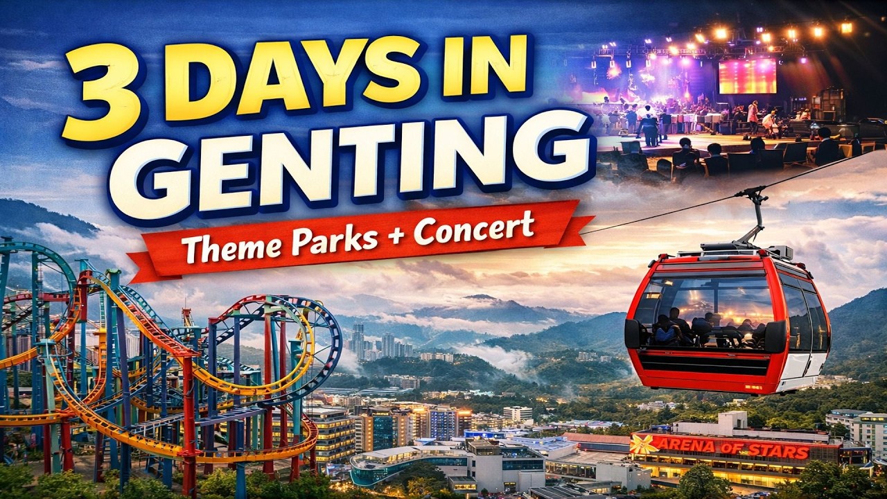 3 Days in Genting Highlands 🇲🇾 | Theme Parks, Cable Cars & Concert Weekend