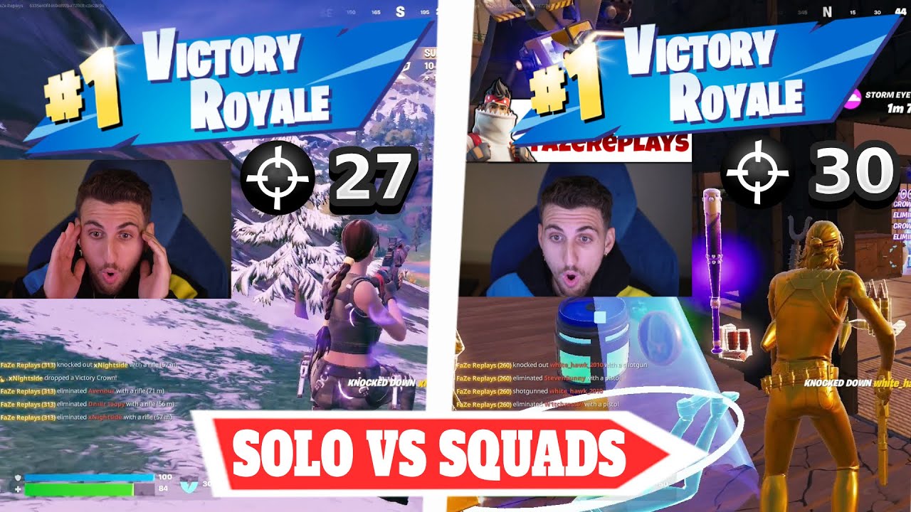 Solo VS Squads in Fortnite Chapter 6...