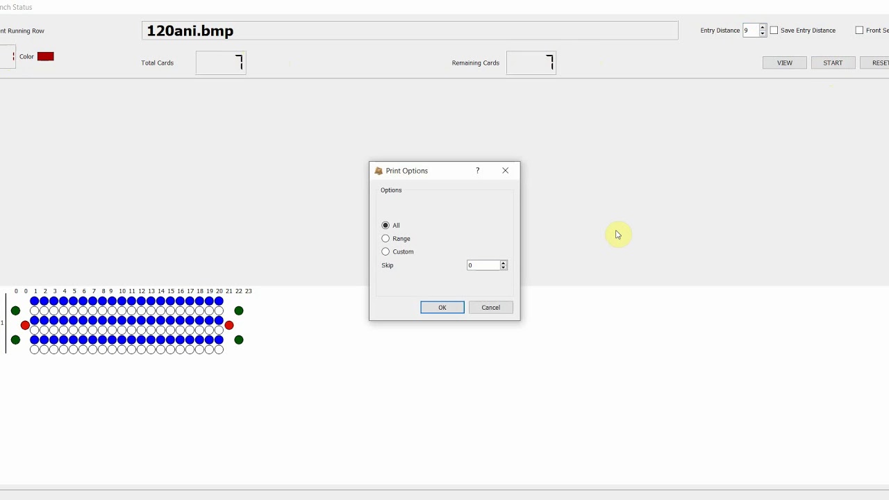 Computerized jacquard card punching machine Smart punch software