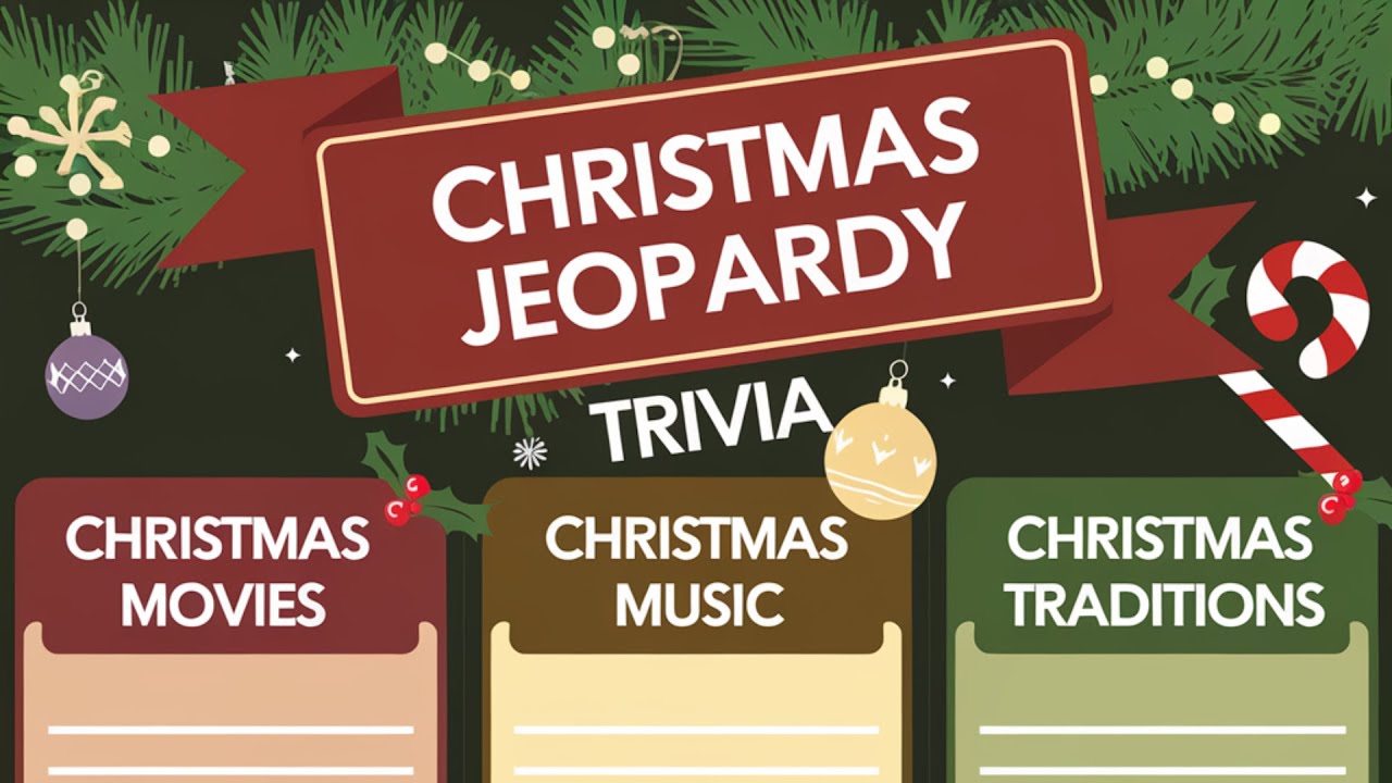 Christmas Jeopardy Trivia : Fun xmas quiz 