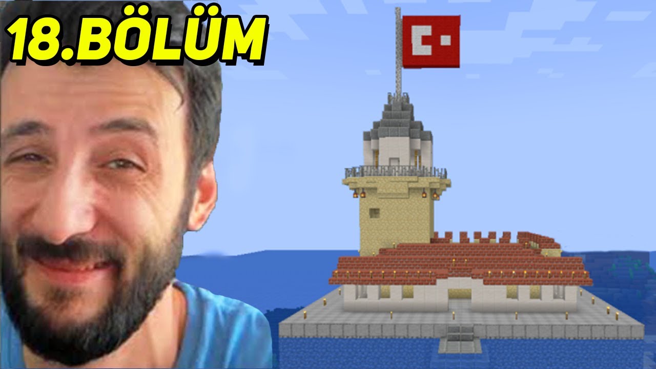 KIZ KULESİ 😍 MİNECRAFT (2023) 18.Bölüm