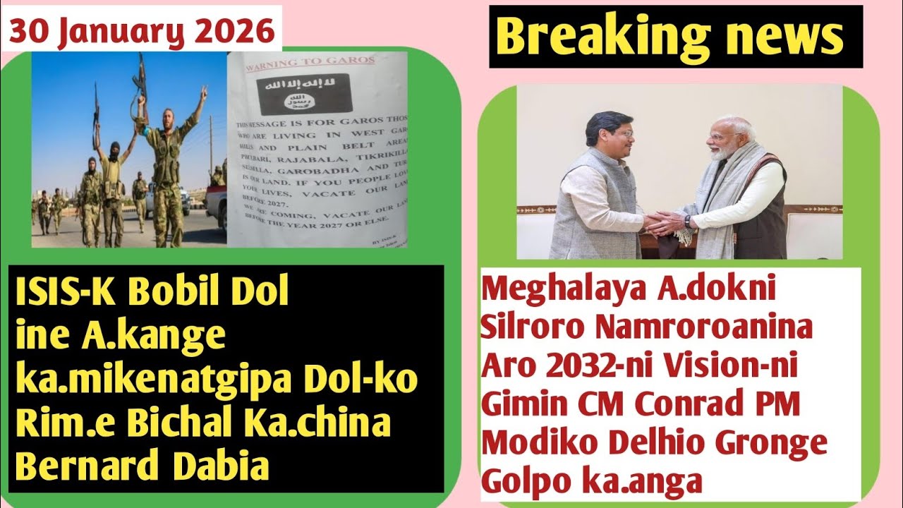 30 January 2026// ISIS-K ine A.kanggipa Bobil Dol-ko Rim.china DGP-ko Bernard Didia