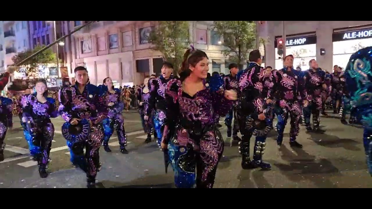 día de la Hispanidad gran via 2024🇪🇸(Bolivia, colombia)