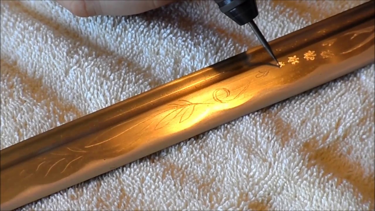 Shirasaya Katana Custom Etching Experiment