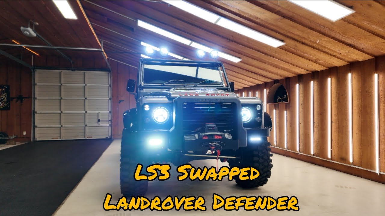 LS3 swapped landrover defender - the final result 