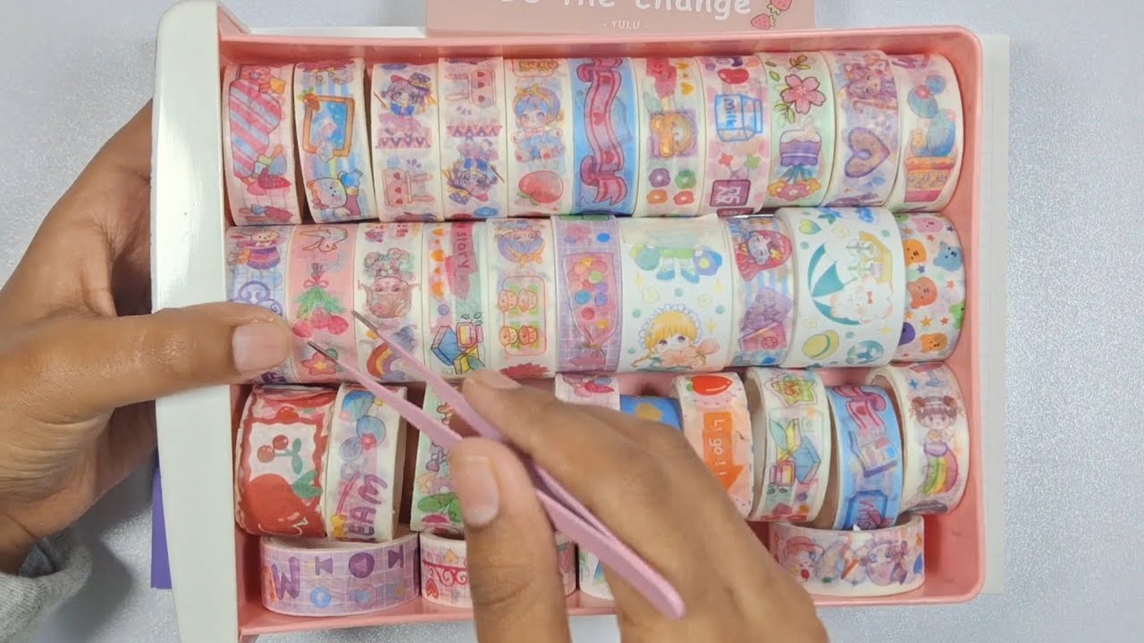 Kawaii sticker decorating❤️beautiful sticker decorating blog😍❤️ asmr journal sticker decorating🥰
