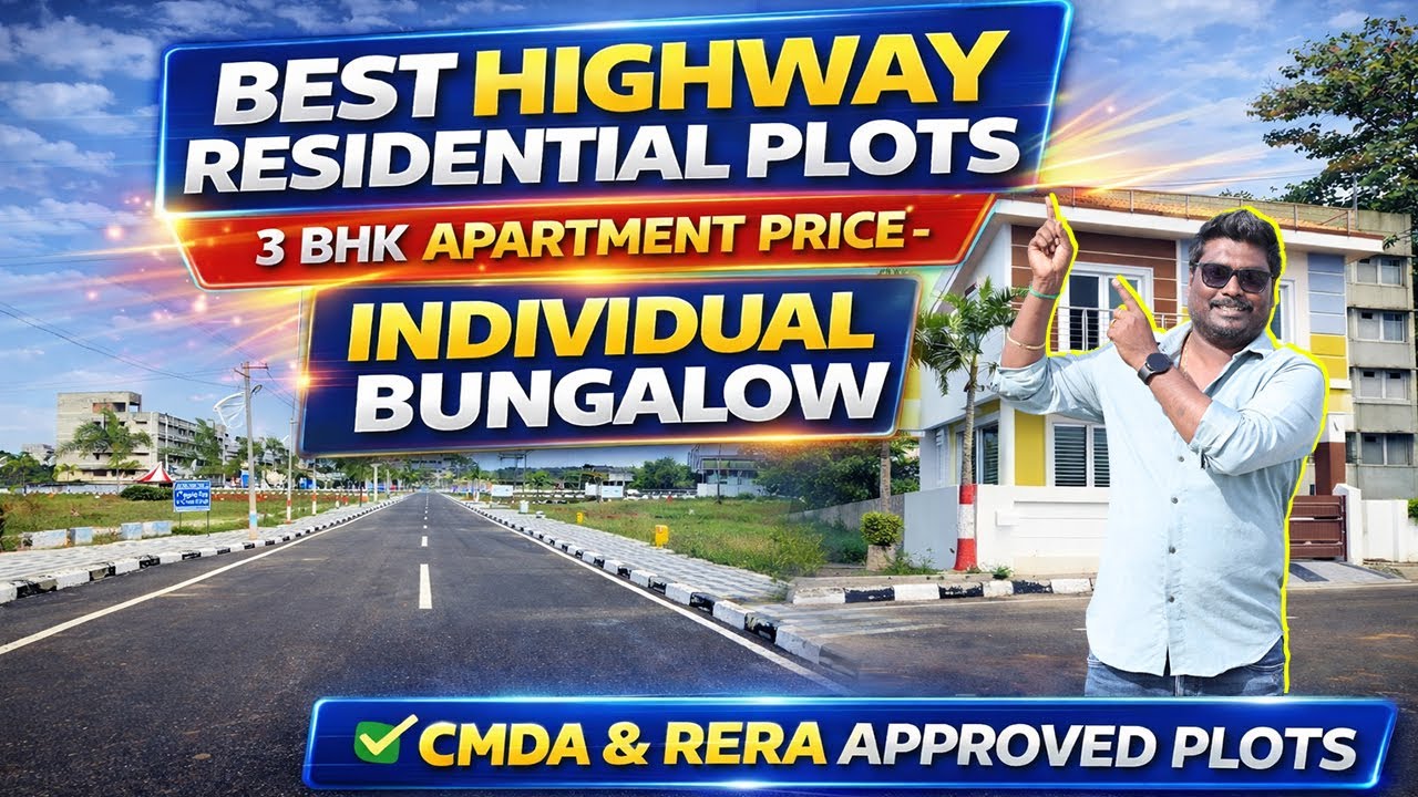 Apartment விலையில் Bungalow | Best Individual Villa Plots | Poonamalle Highway Plots | Video Shop