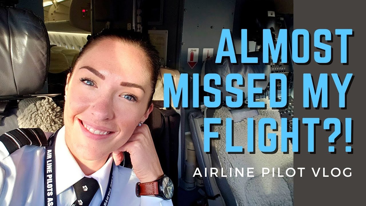 PILOT LIFE VLOG | Flying & Working as a Regional Airline First Officer | ALMOST MISSED MY FLIGHT??!