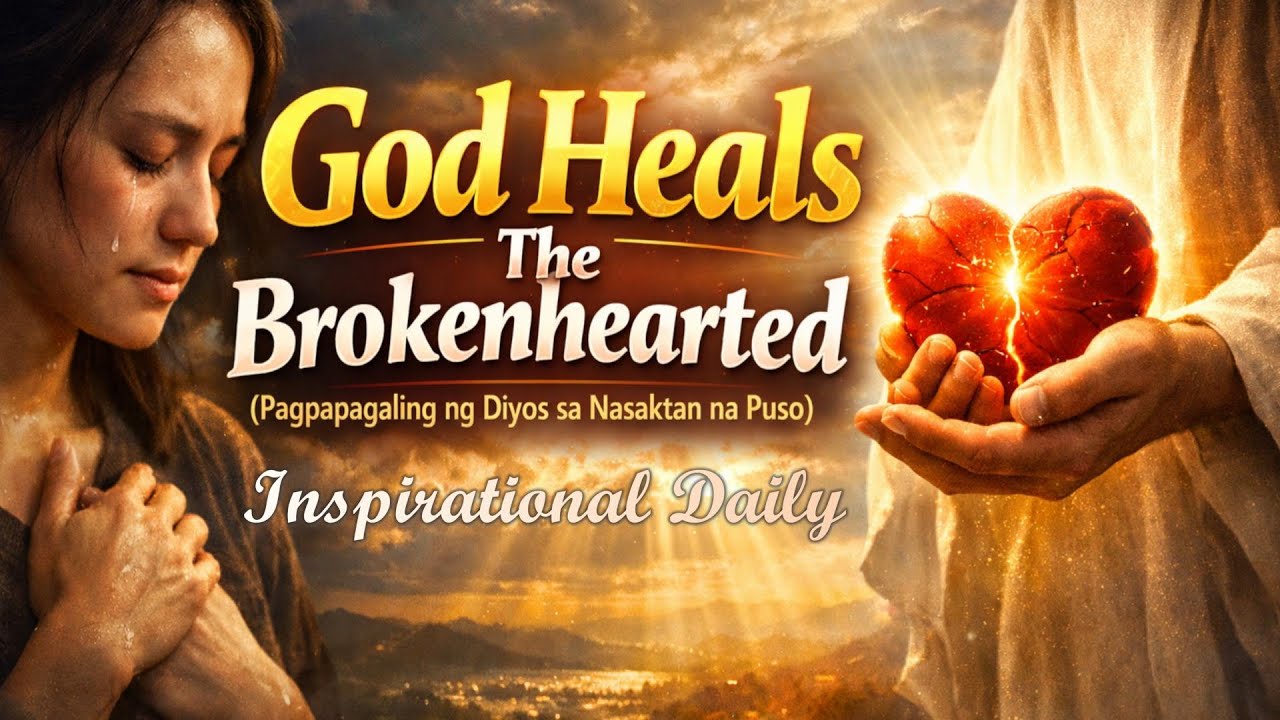 💔 God Heals the Brokenhearted | Pagpapagaling ng Diyos sa Nasaktan na Puso 💖 Inspirational Daily
