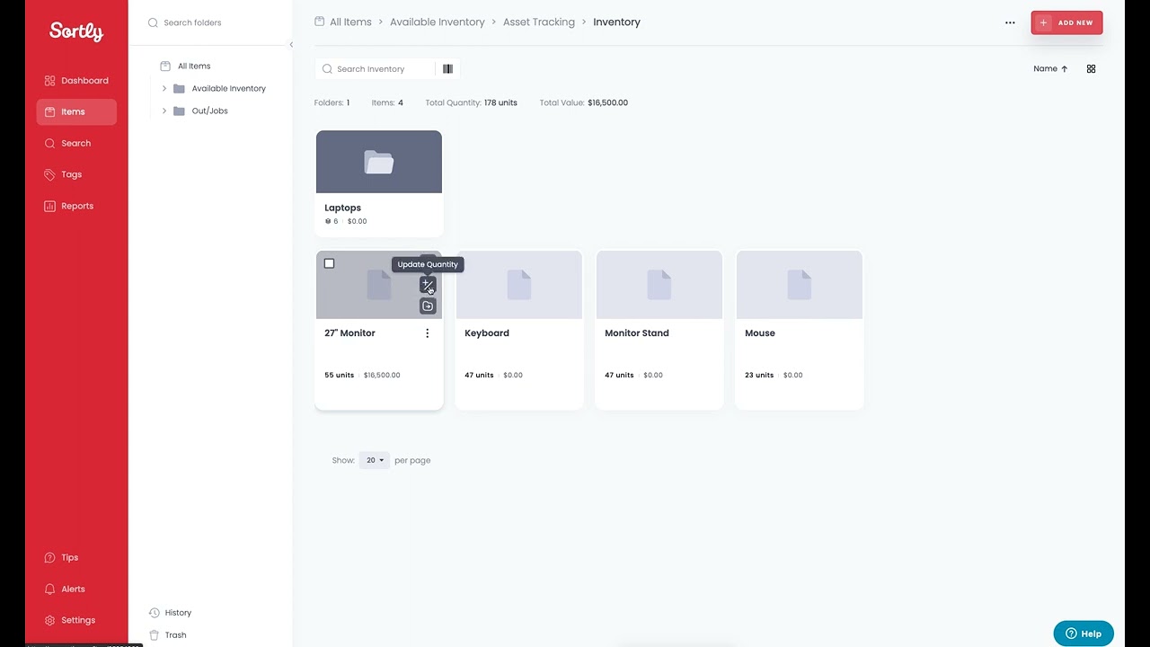 How to Update Your Inventory In Sortly