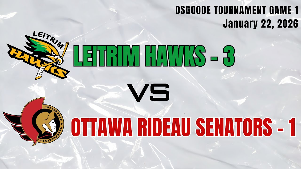 Osgoode Tournament Game 1 - U13B2 Leitrim Hawks @ Osgoode Rideau Senators