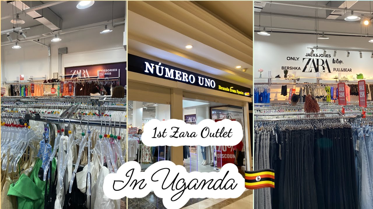 ZARA CLOTHING OUTLET IN UGANDA - NUMERO UNO TOUR 🇺🇬📍Acacia Mall Kampala 👗🛒🛍️