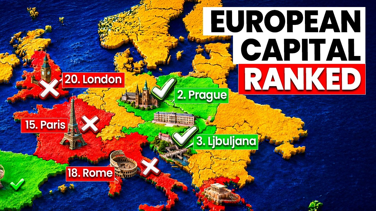 Every European Capital City Ranked WORST to BEST