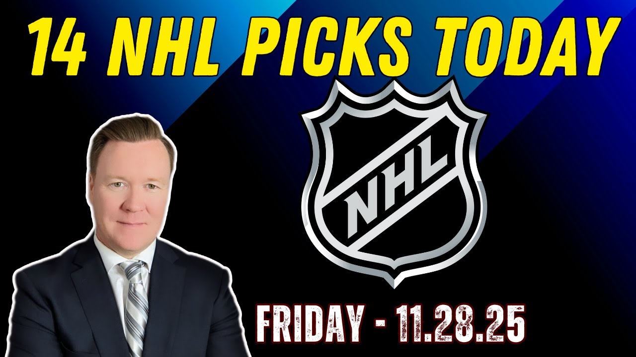 Friday 14 NHL Betting Picks l 11/28/25 l Vernon&rsquo;s Best NHL Bets, Expert Picks and Predictions