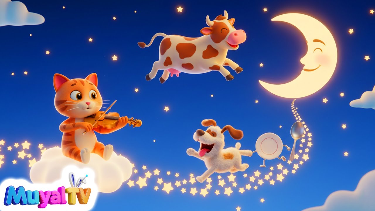Hey Diddle Diddle + More Fun Nursery Rhymes and Kids Songs  Muyal Tv Compilation