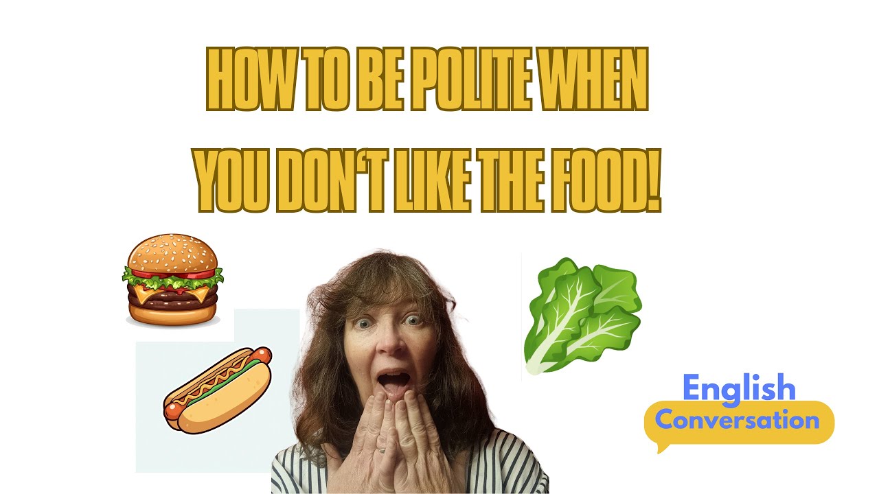 How to Give Polite Opinions About Food in English (Without Sounding Rude)