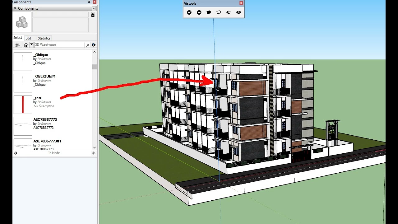 Placing a component at a specific point in SketchUp
