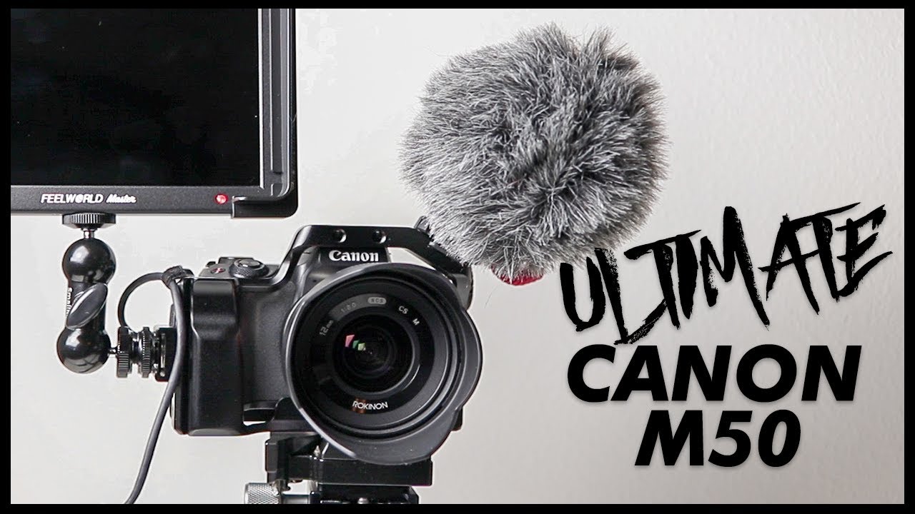 Best Canon M50 Setup | FeelWorld Master MA7 l Small Rig