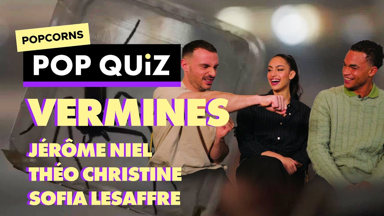 Le cast de VERMINES — L'Interview Pop Quiz 🍿