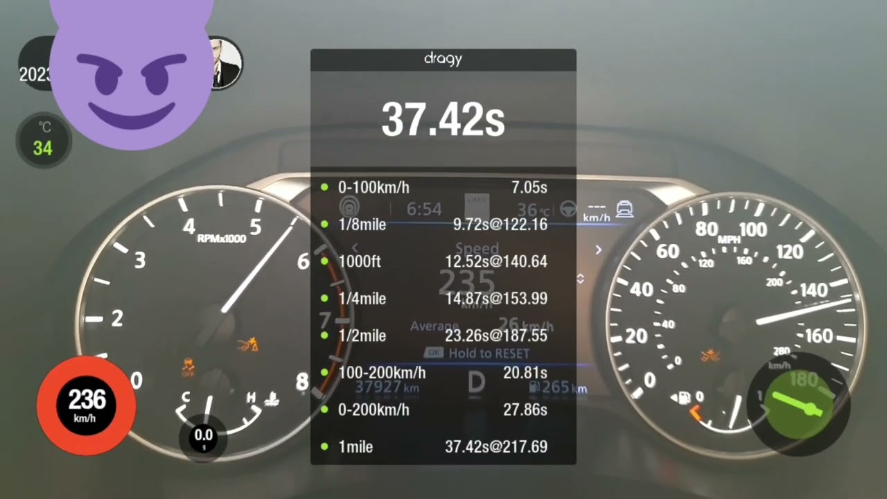 2023 Altima SR vc turbo  top speed dragy التيما