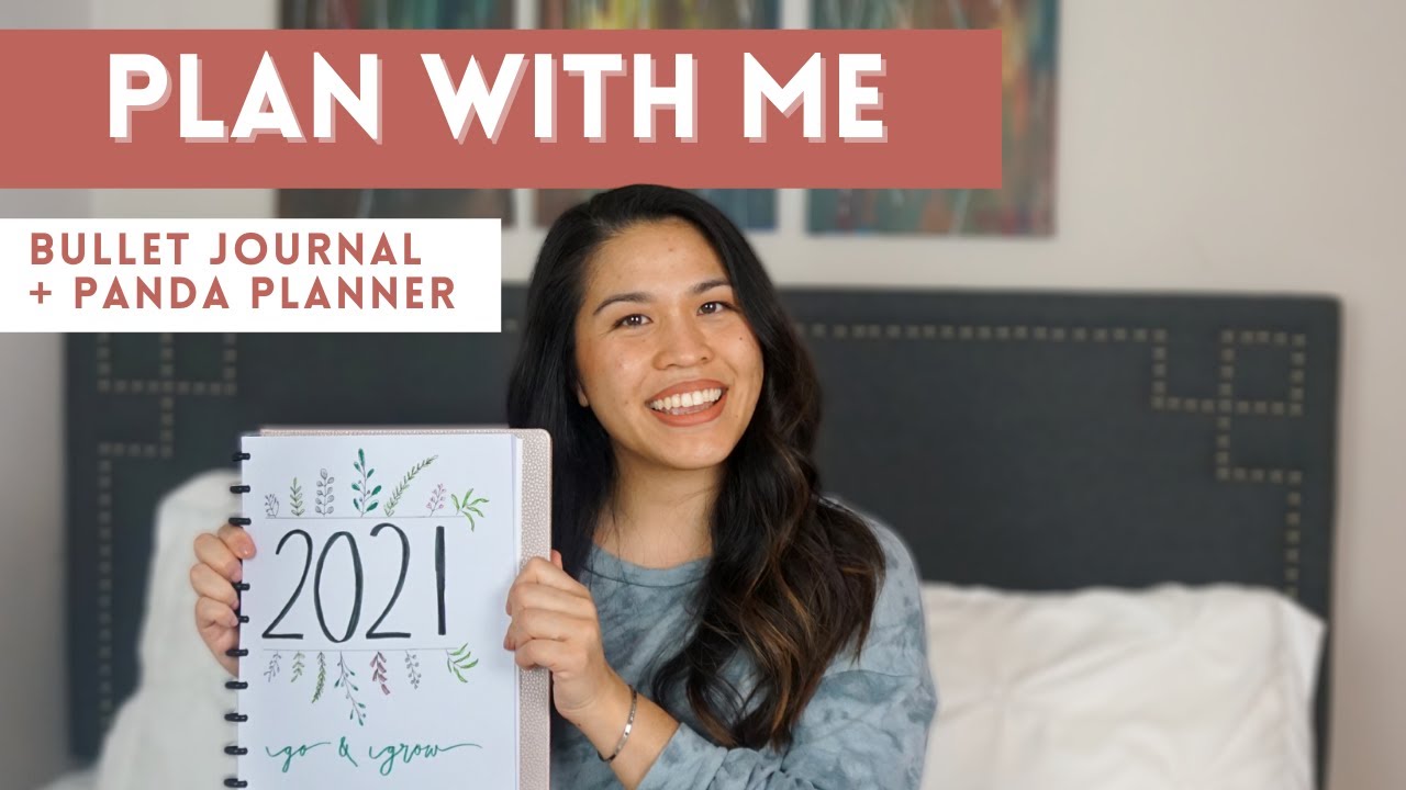 2021 Plan with Me Set up | Bullet Journal + Panda Planner