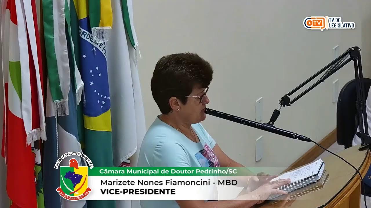 Quadragésima Segunda Sessão Ordinária da Câmara de Vereadores de Doutor Pedrinho - 09/02/2025