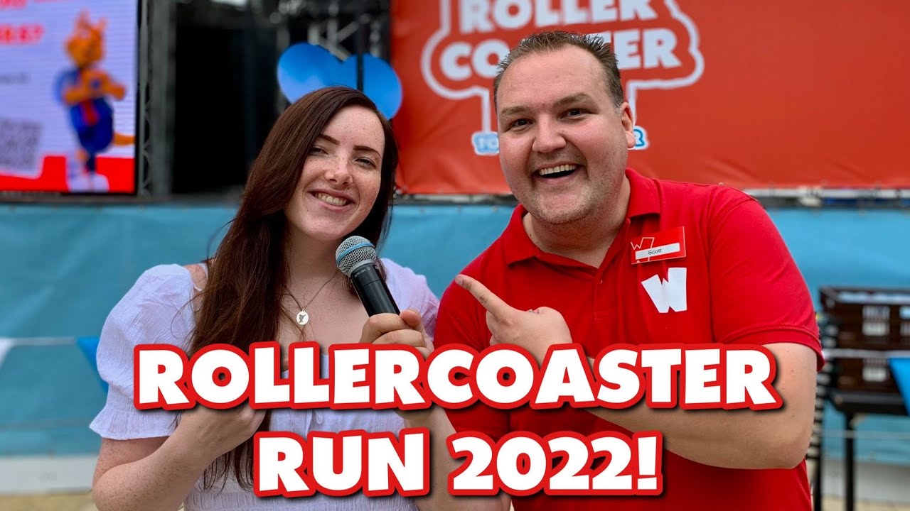 Walibi [VLOG] De ROLLERCOASTERRUN 2022 in Walibi Holland!