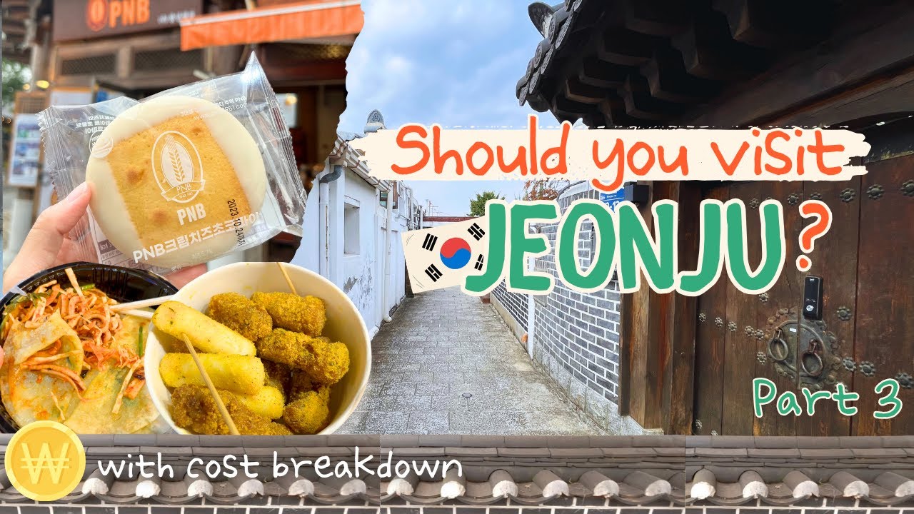 Solo Travel to Jeonju, South Korea 🇰🇷 Is it worth visiting? | Budget Travel | Part 3