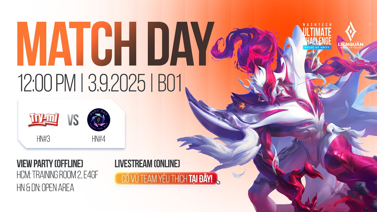 NASHTECH AOV 2025 | Try-mi vs Font Bạt | MATCH DAY