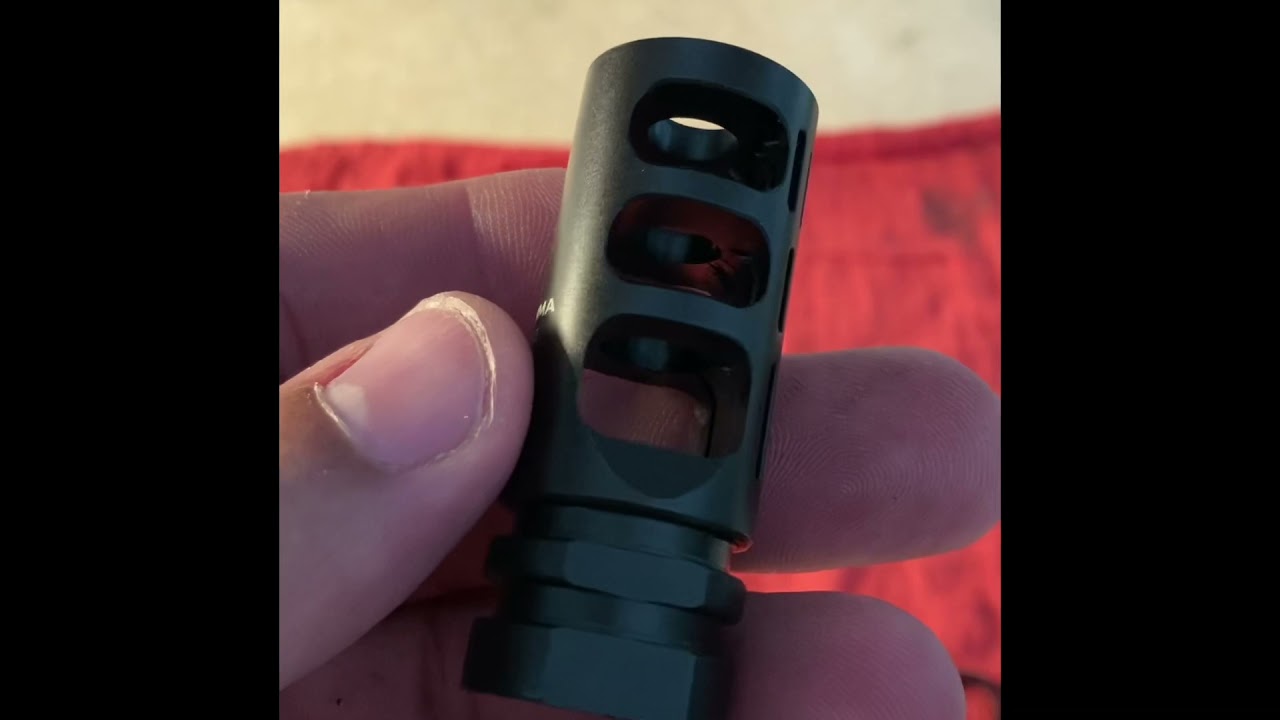 M5E1 muzzle device install