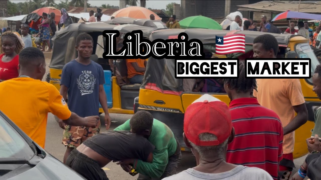 LIBERIA Biggest Market RedLight | Biggest Market in Monrovia Liberia