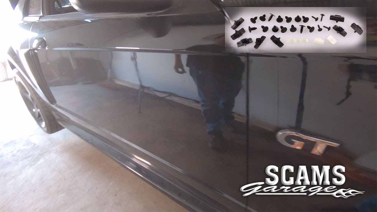1999 to 2004 Mustang Rocker Panel Molding - Removal and Installation