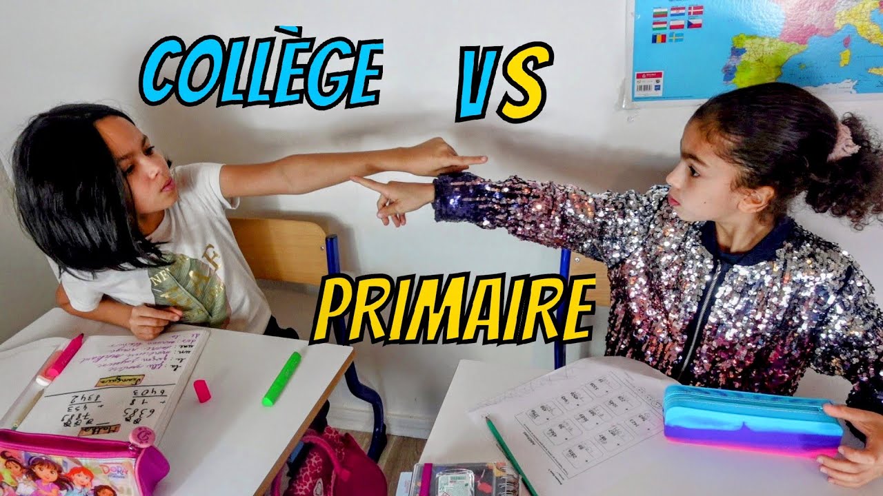COLLÈGE VS PRIMAIRE
