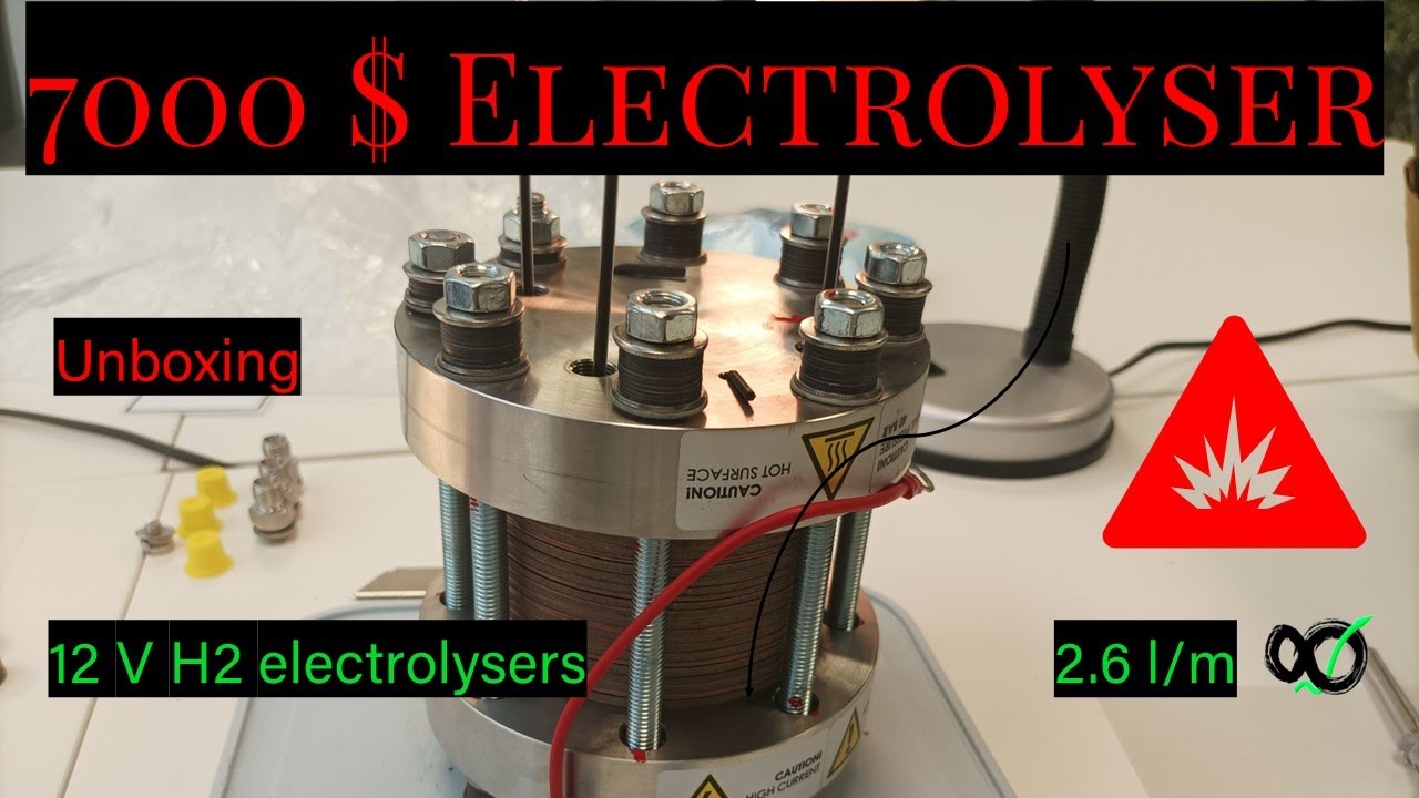 Hydrogen 7000$ PEM Electrolyzer 2022 unboxing