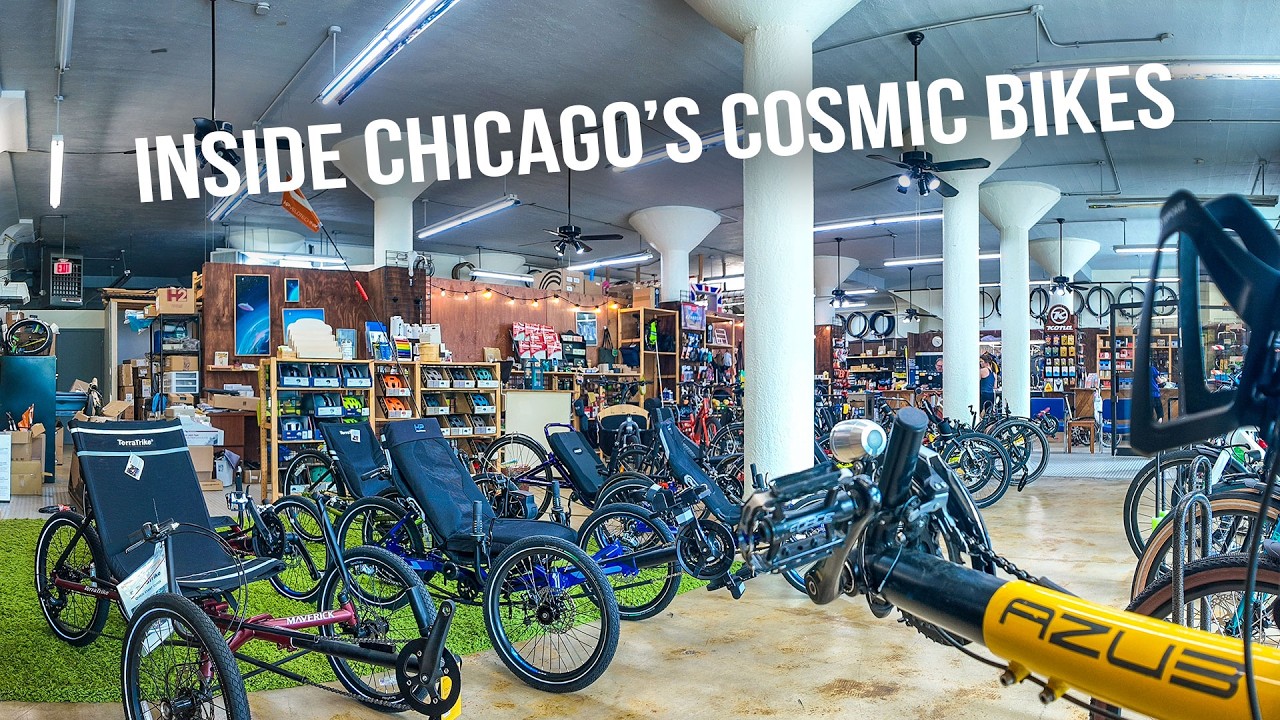 Внутри Cosmic Bikes Chicago! Пицца, туринг, мечты и сообщество любителей велоспорта