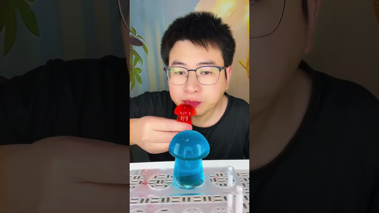 Brother Glasses Tackles the Mushroom Challenge, One Bite at a Time