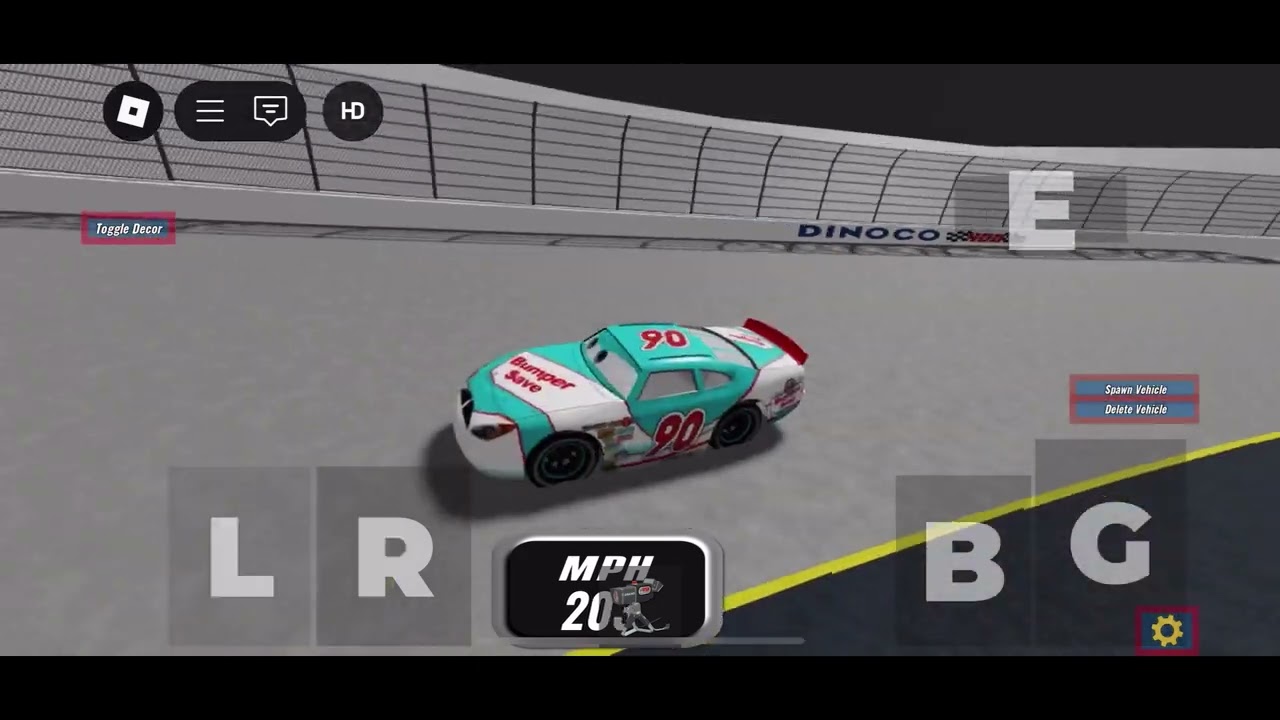 Playing as Ponchy Wipeout 90 (Roblox) Piston Cup Thunder: Motor Speedway of the South