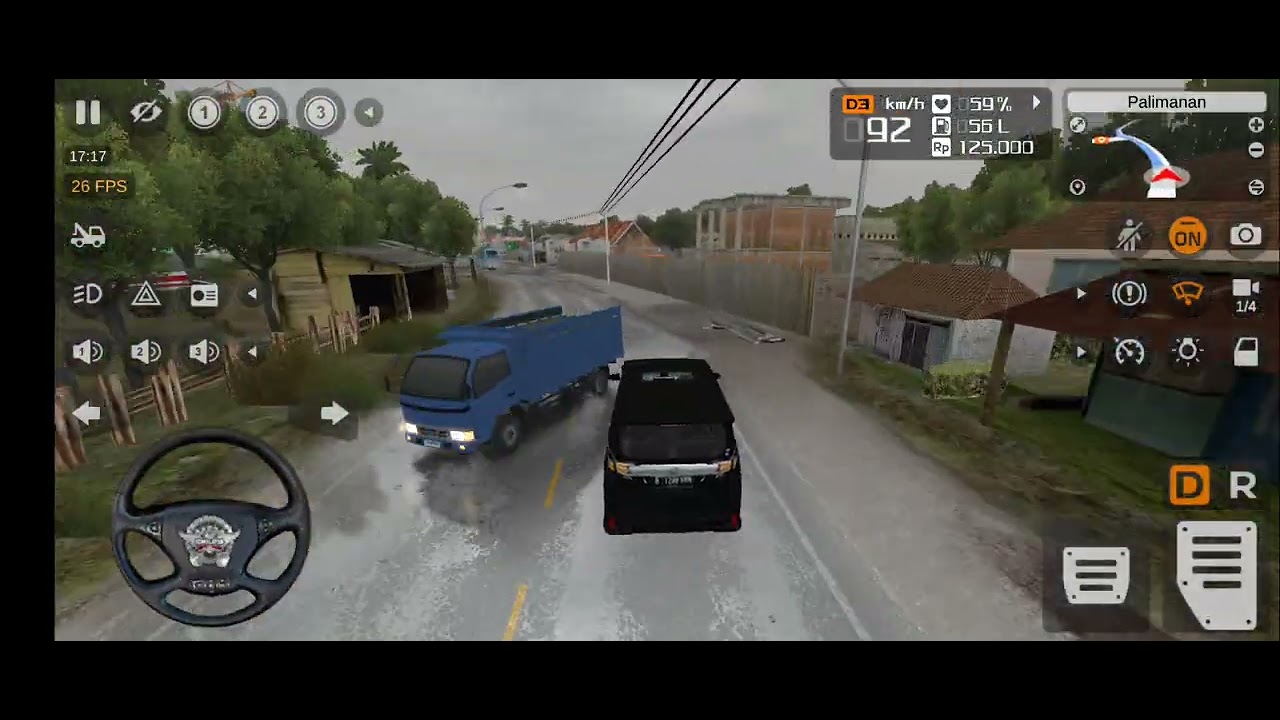 Driving Toyota Vellfire in bus simulator indonesia