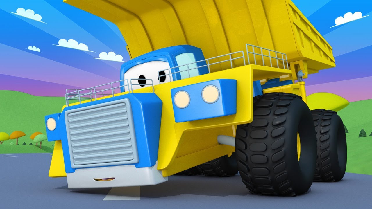 Truck videos for kids -  The MINING Truck - Super Truck in Car City !